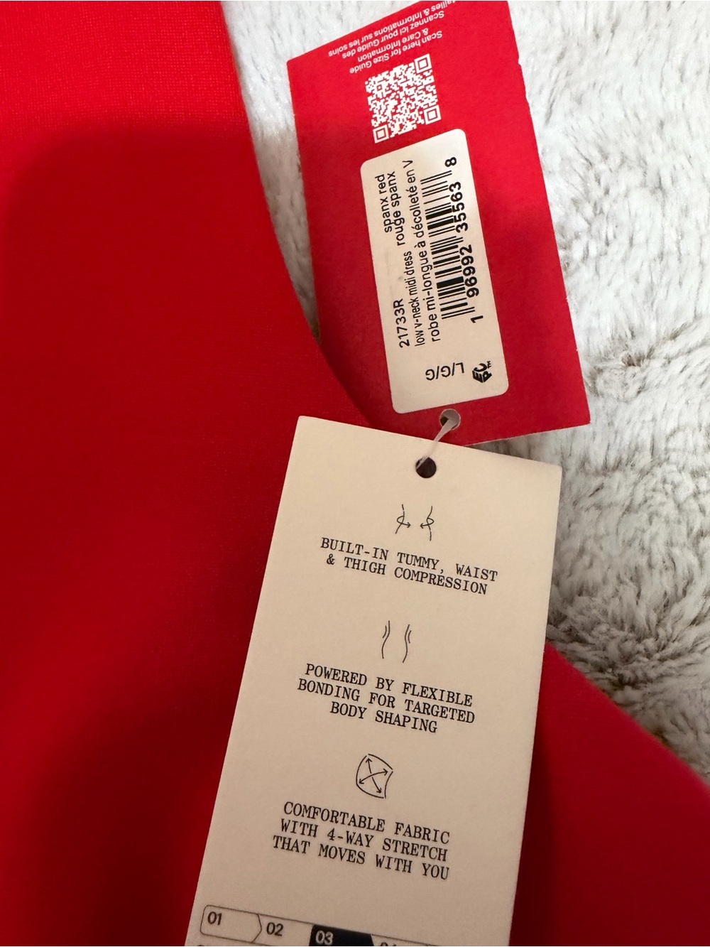 Spanx Low V Neck Midi Dress - Picture 6 of 8